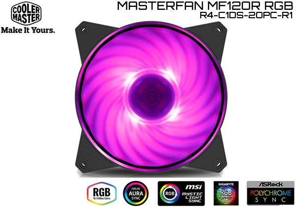 Cooler master best sale masterfan mf120r rgb